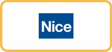 Логотип Nice автоматика, шлагбаумы